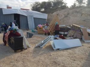 בתמונה - הכפר הממוקם בשטח שמיועד להקמת יישוב יהודי. אום אל חיראן