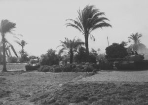 טנקים ישראלים במבואות איסמעיליה 1973