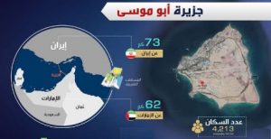 פרטים על האי אבו מוסא הנמצא בשליטת הן של איראן והן של איחוד האמירויות